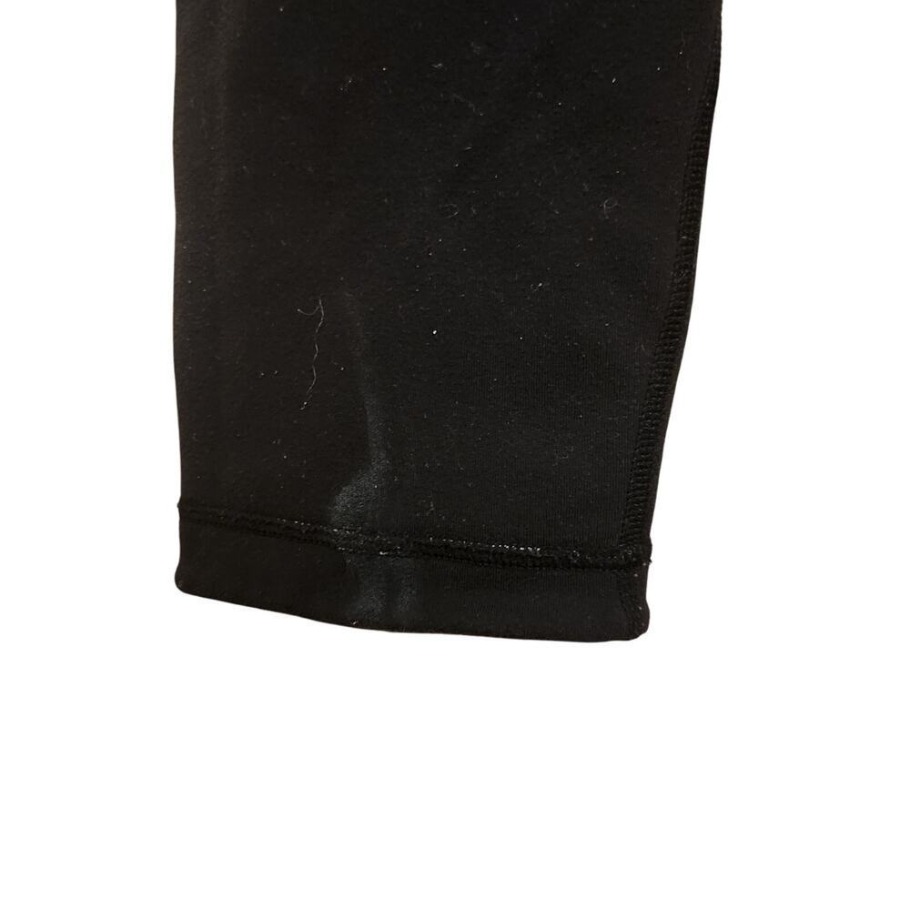 Lululemon Dark Grey Black Reversible Cropped Workout Leggings Size 4 - Picture 13 of 13